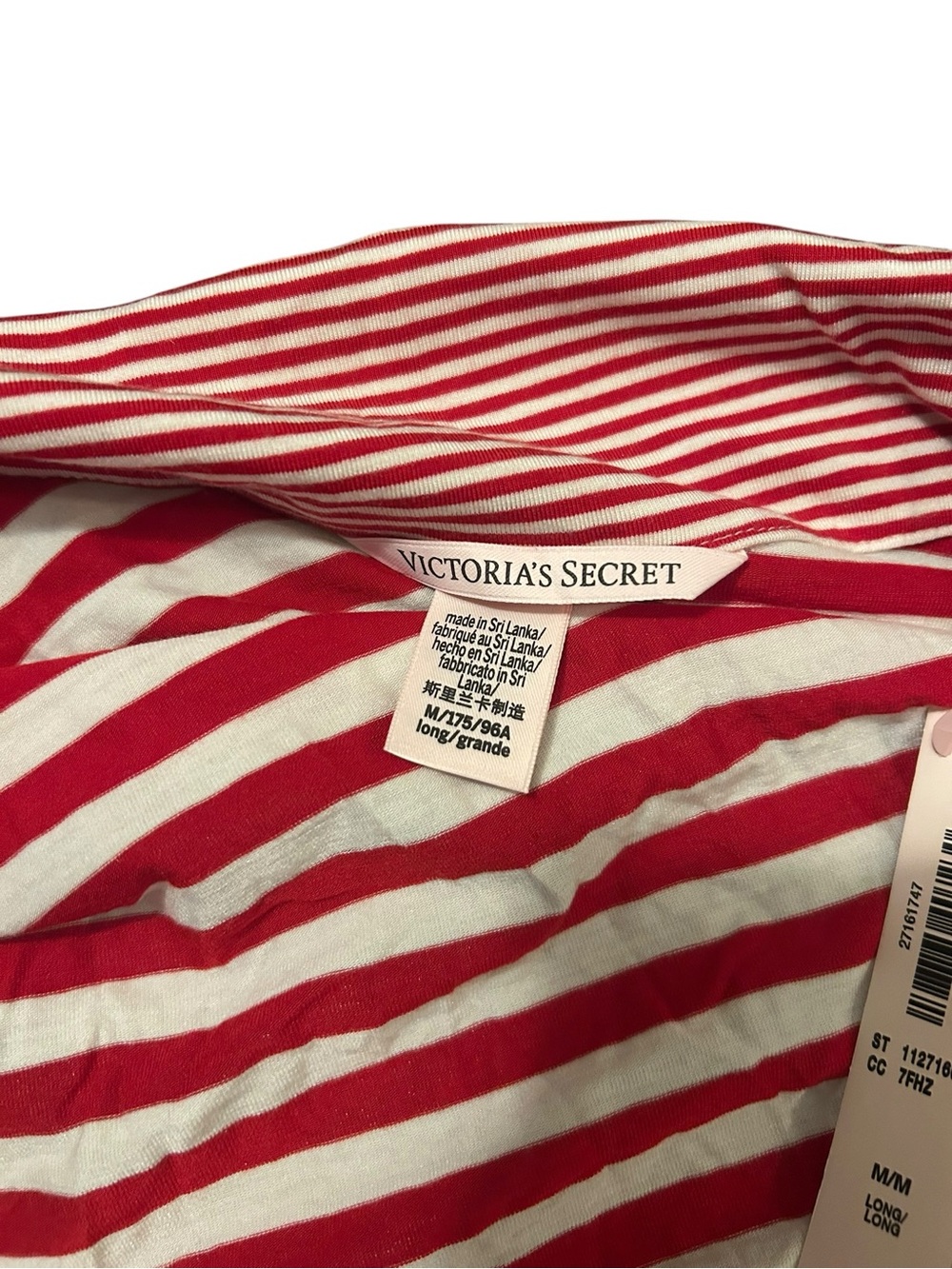 Victoria’s secret Red & White Striped Pajama Set - Picture 3 of 5